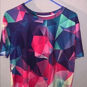 Rave diamond design shirt